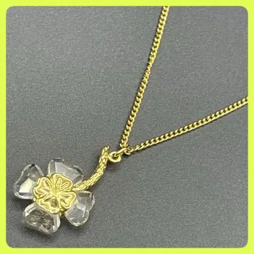 컨디션 최상 스와로브스키 SWAROVSKI 네잎 클로버 목걸이