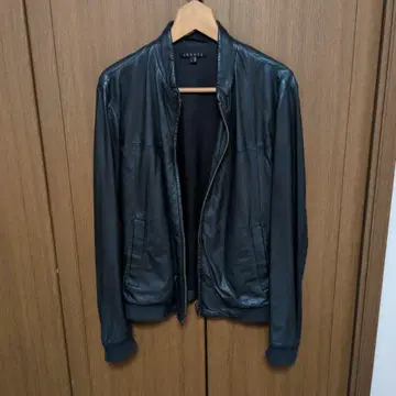 theory 블랙 가죽 자켓 S
