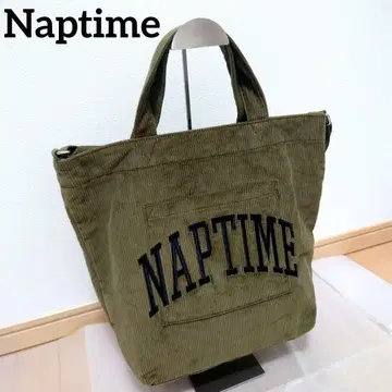 Naptime 코듀로이 토트백