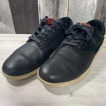 라코스테 LACOSTE 스니커즈 블랙 가죽 26 남성용