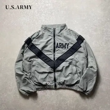 90년대 U.S.ARMY IPFU 트레이닝 나일론 자켓 밀리터리 숏 기장