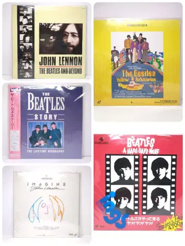 LASER DISC 5장 더 비틀즈 존 레논 LD