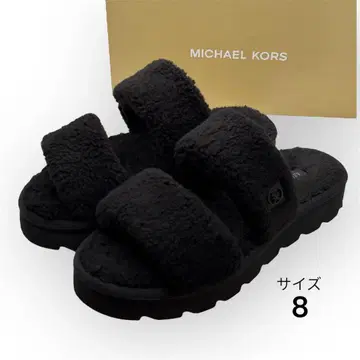 [미사용품] MICHAEL KORS 마이클코어스 블랙 샌들 사이즈 8