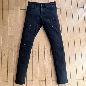 ZARA 팬츠 블랙 데님 청바지 스키니 스트레치 자라