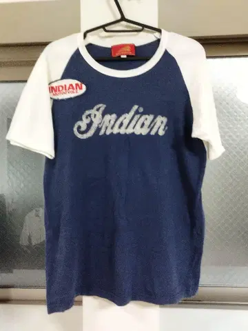 Indian Motorcycle M 티셔츠 네이비/화이트