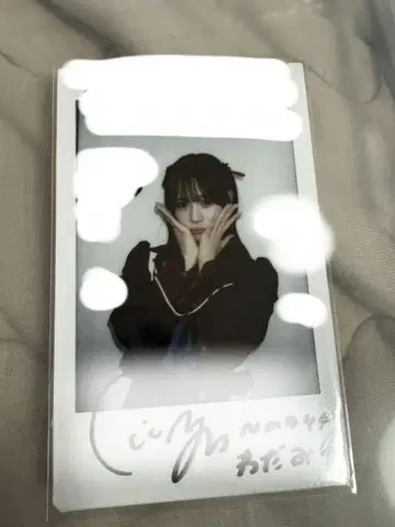NMB48 와다 미유 친필 사인 폴라로이드 리미스타