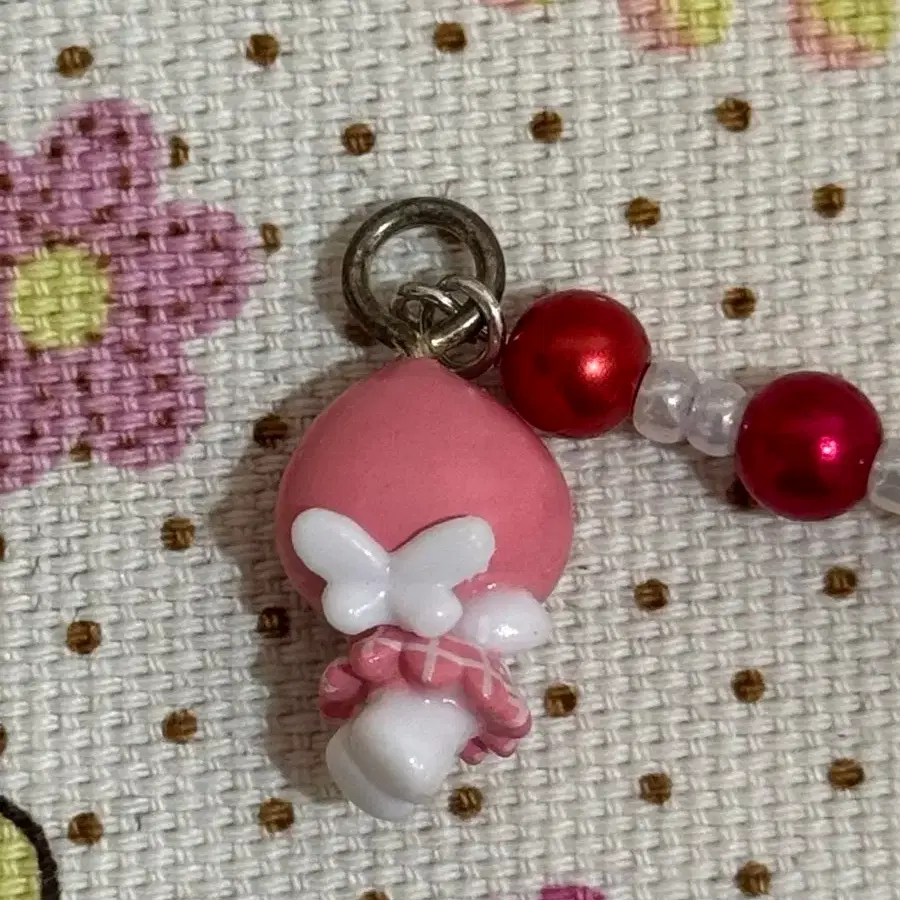 헬로키티 키티 비즈 키링