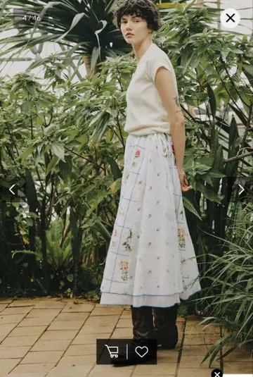 Freada 변형 와플 반팔 헨리넥 티셔츠