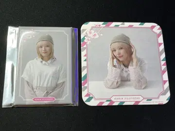 사쿠라자카46 후지요시 카린 카페 코스터 & 캔 마그넷