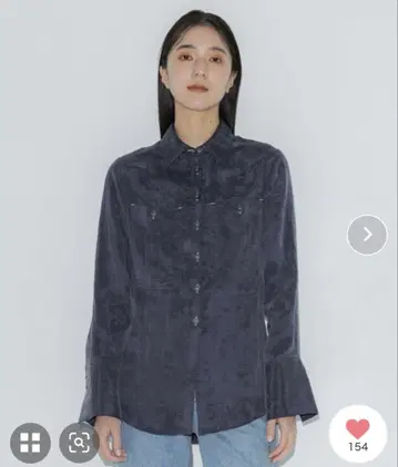 PUBLIC TOKYO 피브릴 오버 포켓 셔츠
