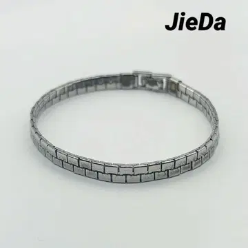 [인기] JieDa 지에다 팔찌 THIN 타일 디자인 실버