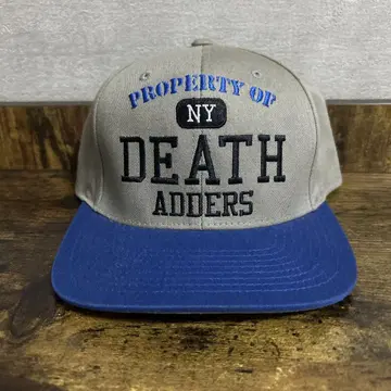 DEATH ADDERS 스냅백 캡 그레이/네이비