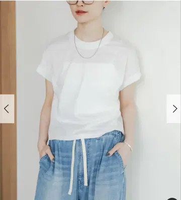 어반 리서치 수피마 코튼 프렌치 슬리브 티셔츠