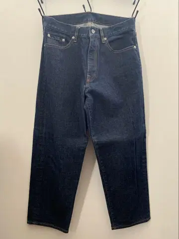 MUJI LABO 재팬 패브릭 데님 스트레치 와이드 팬츠 무인양품