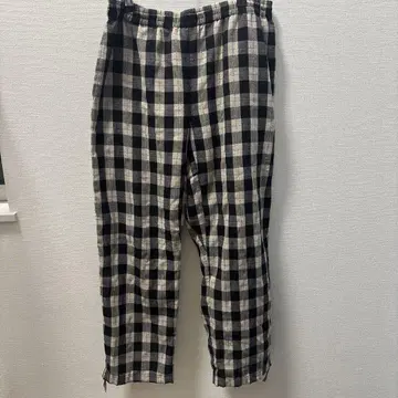 WHIMSY PLAID BEACH PANT - BLACK
