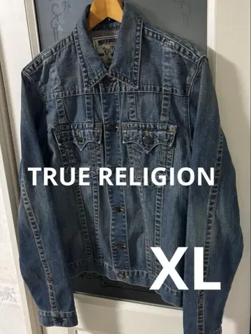 [ 양품 ] TRUERELIGION 트루 릴리전 데님 자켓 XL