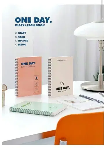 [새상품 미사용] ONE DAY. 다이어리+캐시북