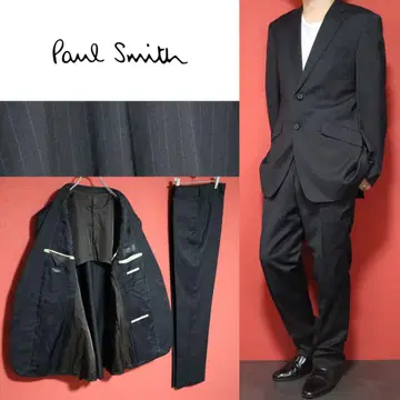 Paul Smith 안감 라인 사선 포켓 디자인 스트라이프 셋업
