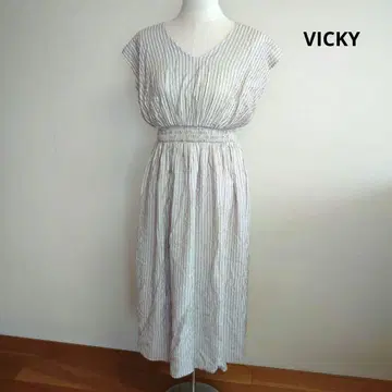 비키 VICKY 슬리브리스 롱 원피스 사이즈 1