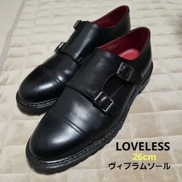[새상품급] [LOVELESS] 소가죽 신발 비브람솔 26cm