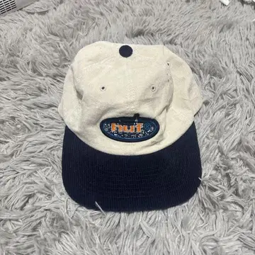 huf 코듀로이 캡 베이지/네이비