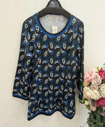 신상품 슈퍼뷰티 미니 꽃무늬 튜닉 44(XL) 새상품