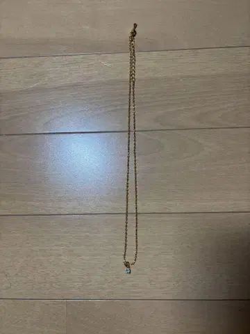 골드 체인 목걸이 작은 참 포함