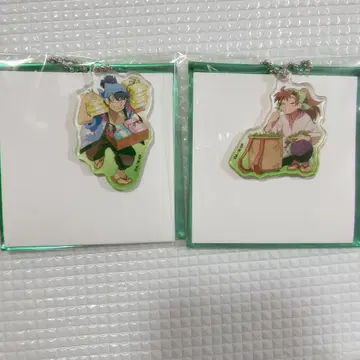 닌타마 란타로 젠포우지 이사쿠 식만 도메사부로 아크릴 키링 찻집 카페