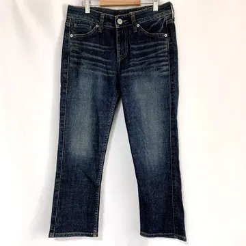 스위트 카멜 청바지 [61] 크롭 데님 청바지 네이비 계열 캐주얼