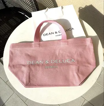 DEAN & DELUCA 로얄 하와이안점 한정판 토트백 핑크 S