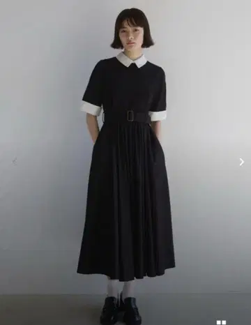 foufou THE DRESS#22 바이컬러 원피스 반팔