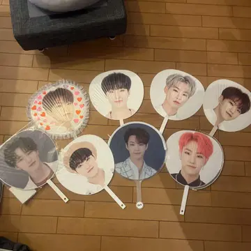 호시 부채 단선 부채 세트 sventeen