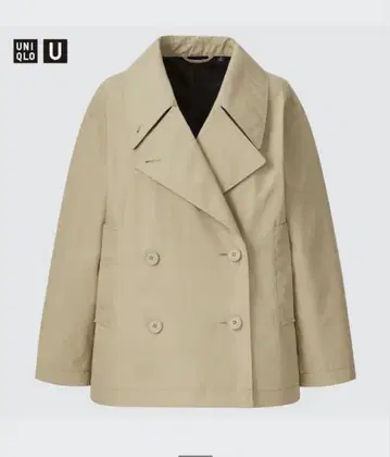 UNIQLO U 블록테크 숏 트렌치코트 L 사이즈