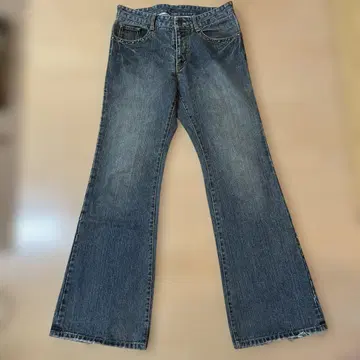 다크 블루 부츠컷 데님