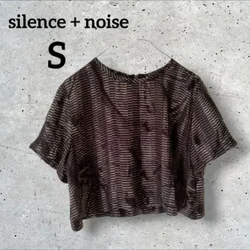 1점 한정 silence + noise 총 패턴 반팔 상의 [S] 블랙