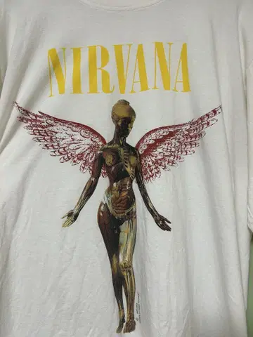 NIRVANA IN UTERO 롱 T셔츠