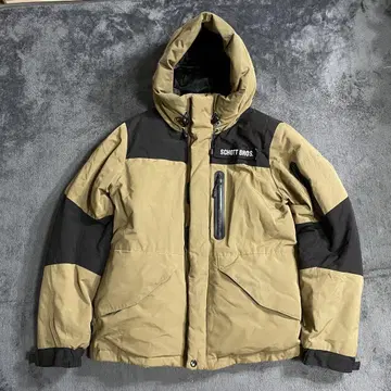 SCHOTT 샷 다운 재킷 바이컬러 아웃도어