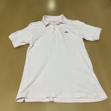 LACOSTE 핑크 피케 셔츠 사이즈 2