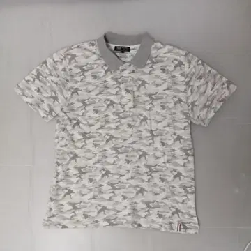 가격 인하 가능 BEAMS HEART 카모 패턴 피케 셔츠 M