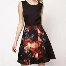 Ted Baker 원피스 꽃무늬 슬리브리스 사이즈 0