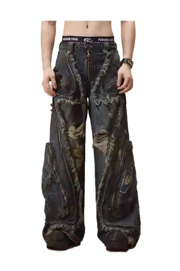 PERSONSOUL ALIENS DIRTY DENIM JEANS