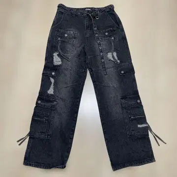 archive 블랙 배기 데님