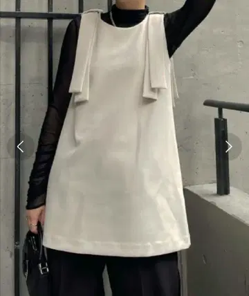 BONDING RIBBON VEST TOP ameri vintage
