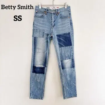 [ 베티스미스 ] 새상품급 Betty Smith 패치워크 데님 팬츠 SS