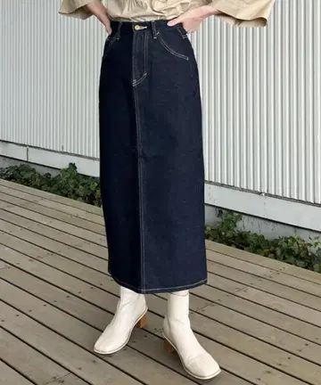 [ LEE 별주 ] 데님 내로우 스커트