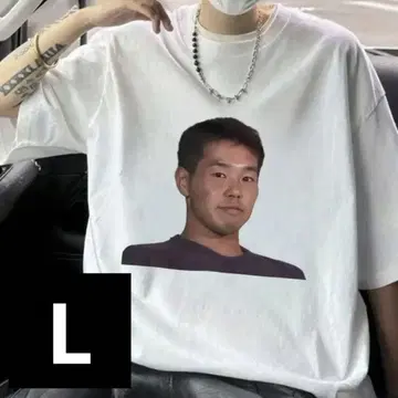 [ L/새상품 ] 야수 선배 티셔츠 빅 프린트 멋쟁이 타도코로 코지