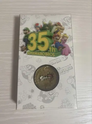 스플라툰2 슈퍼 마리오 브라더스 35주년 메달