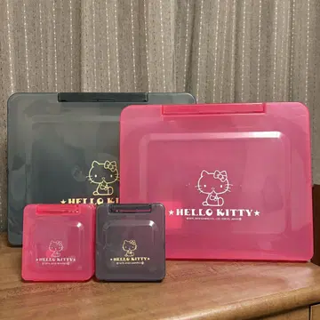 산리오 키티 멀티 케이스 플라스틱 케이스 헤이세이 레트로 4세트