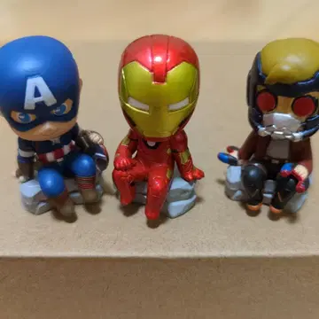 MARVEL 브레이크 타임 히어로즈 피규어 3개 세트