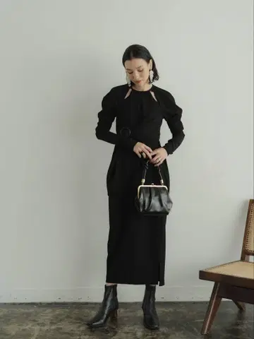 [ Knuth Marf ] waist mark slit one piece